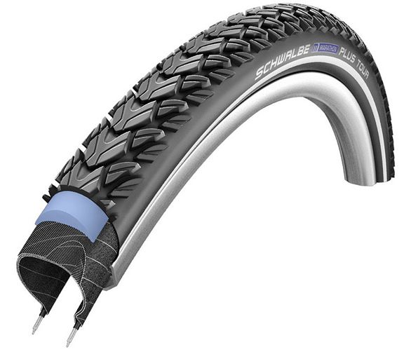 Купить Покрышка SCHWALBE MARATHON PLUS TOUR Perf 28x1.60/700x40C(42-622) SmartGuard 05-11150405