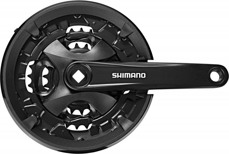 Купить Система Shimano ALTUS MT101 44/32/22T EFCMT101C422CLB 2-3155 9ск. 44/32/22 170мм с защитой черная