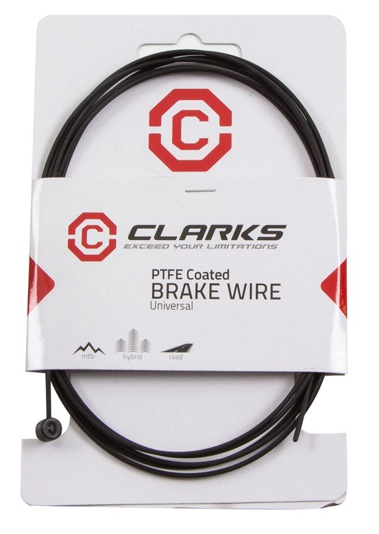 Купить Тросик тормозной CLARKS BW6026, тефлоновое покрытие, 1,5 мм х 2000 мм для шосс.