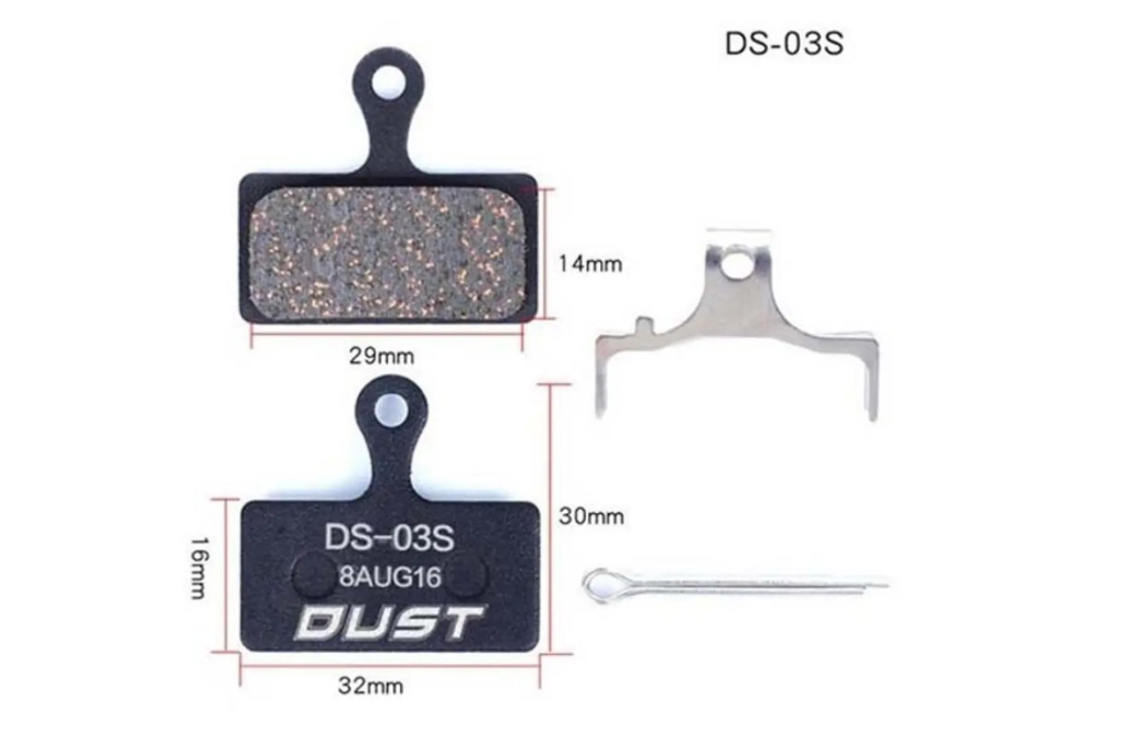 Купить Тормозные колодки DUST DS-03S для тормозов SHIMANO XTR,XT,SLX,M985,785,666,S700 ALFINE