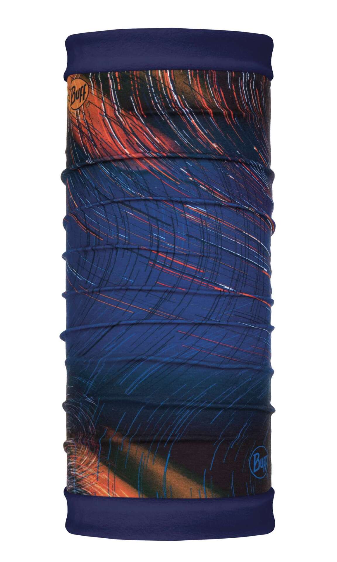 Купить Бандана BUFF REVERSIBLE POLAR IONOSPHERE NIGHT BLUE