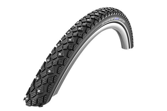 Купить Покрышка SCHWALBE 26x1,75 (47-559) MARATHON WINTER PLUS(100шипов) Perf,SmartGuard,TwinSkin B/B+RT