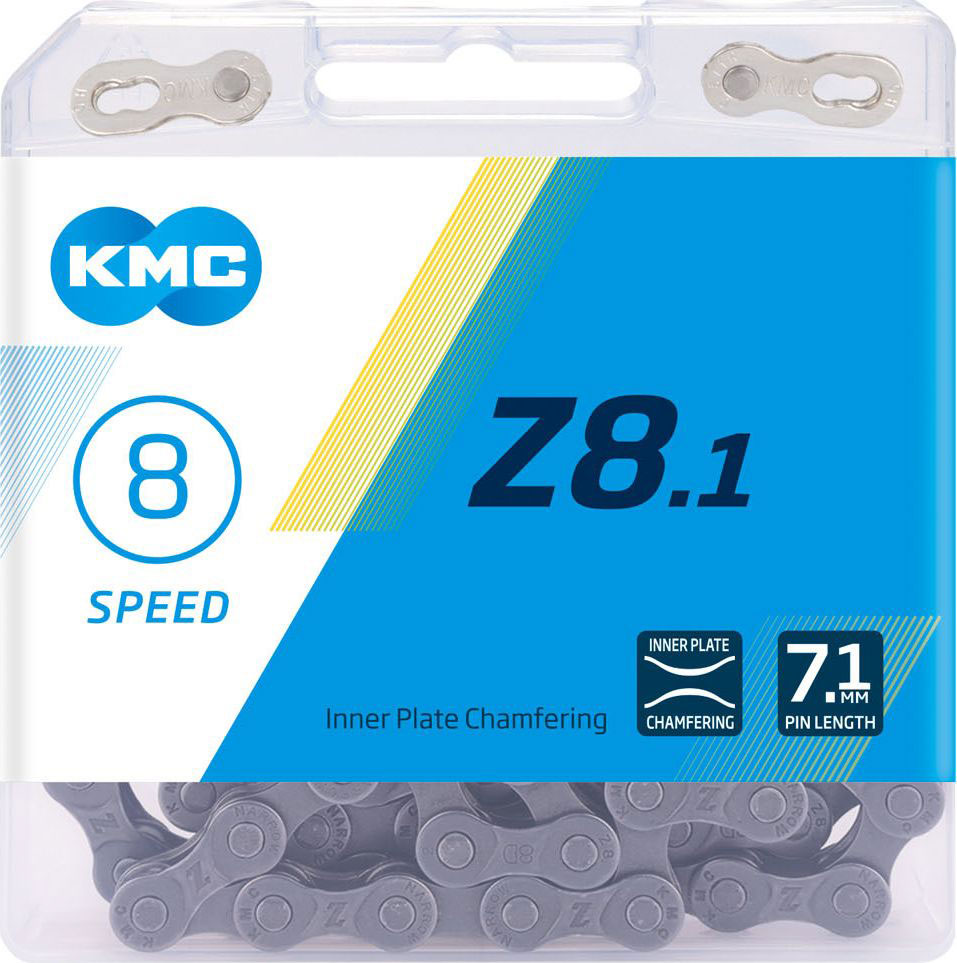 Купить Цепь KMC Z8.1, 7-8 скоростей, 116 звеньев, с замком