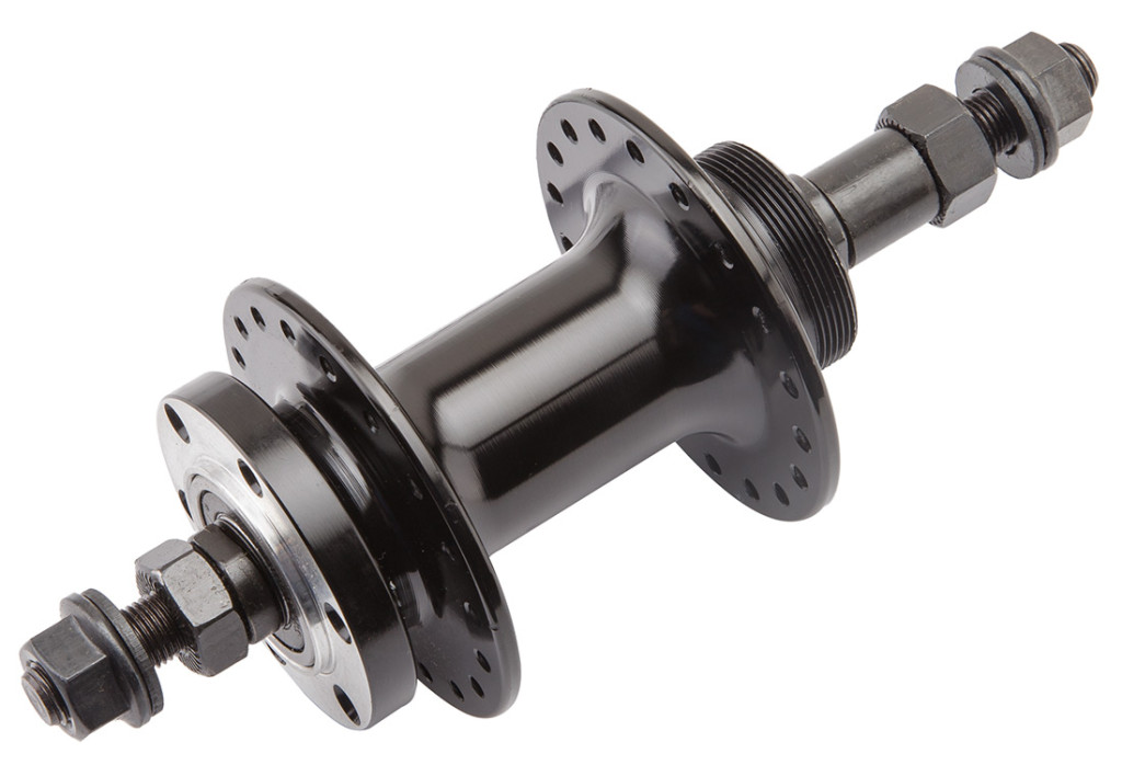 Купить Втулка задняя WZ-A208RB 32Н диск. болт. под трещ. 7-8 скор. пром. подшипн. алюм. чёрн.