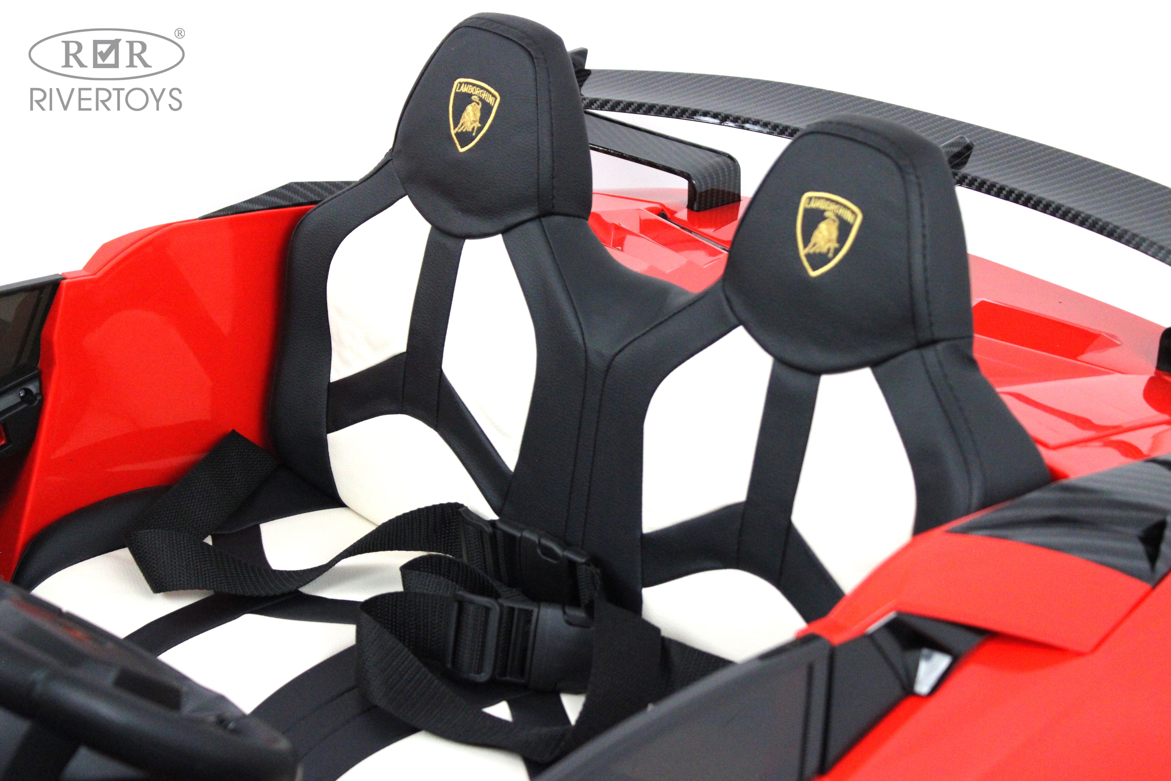 Купить Детский электромобиль RIVERTOYS Lamborghini Aventador SVJ A111MP