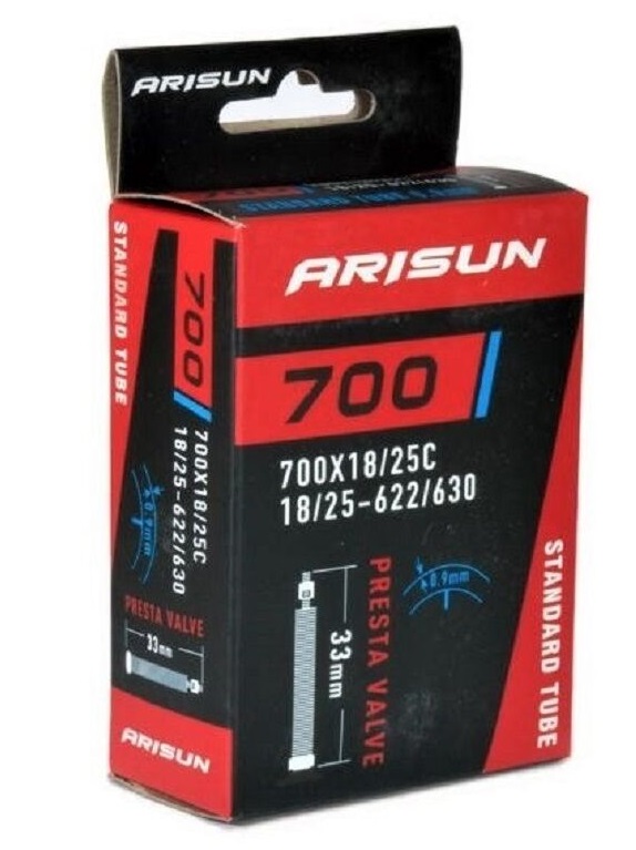 Купить Камера ARISUN STANDARD 700x18/25C (18/25-622/630) FV 48мм, 0.9мм