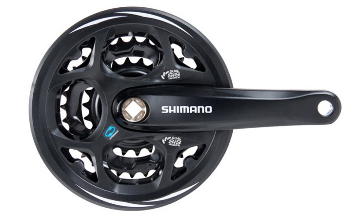 Купить Система шатунов Shimano Altus M311, 170мм, 48/38/28T, EFCM311C888XL