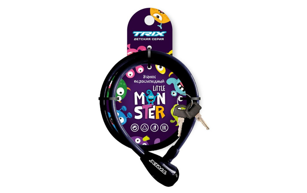 Купить Велозамок TRIX Little Monster, детский, 12×800мм