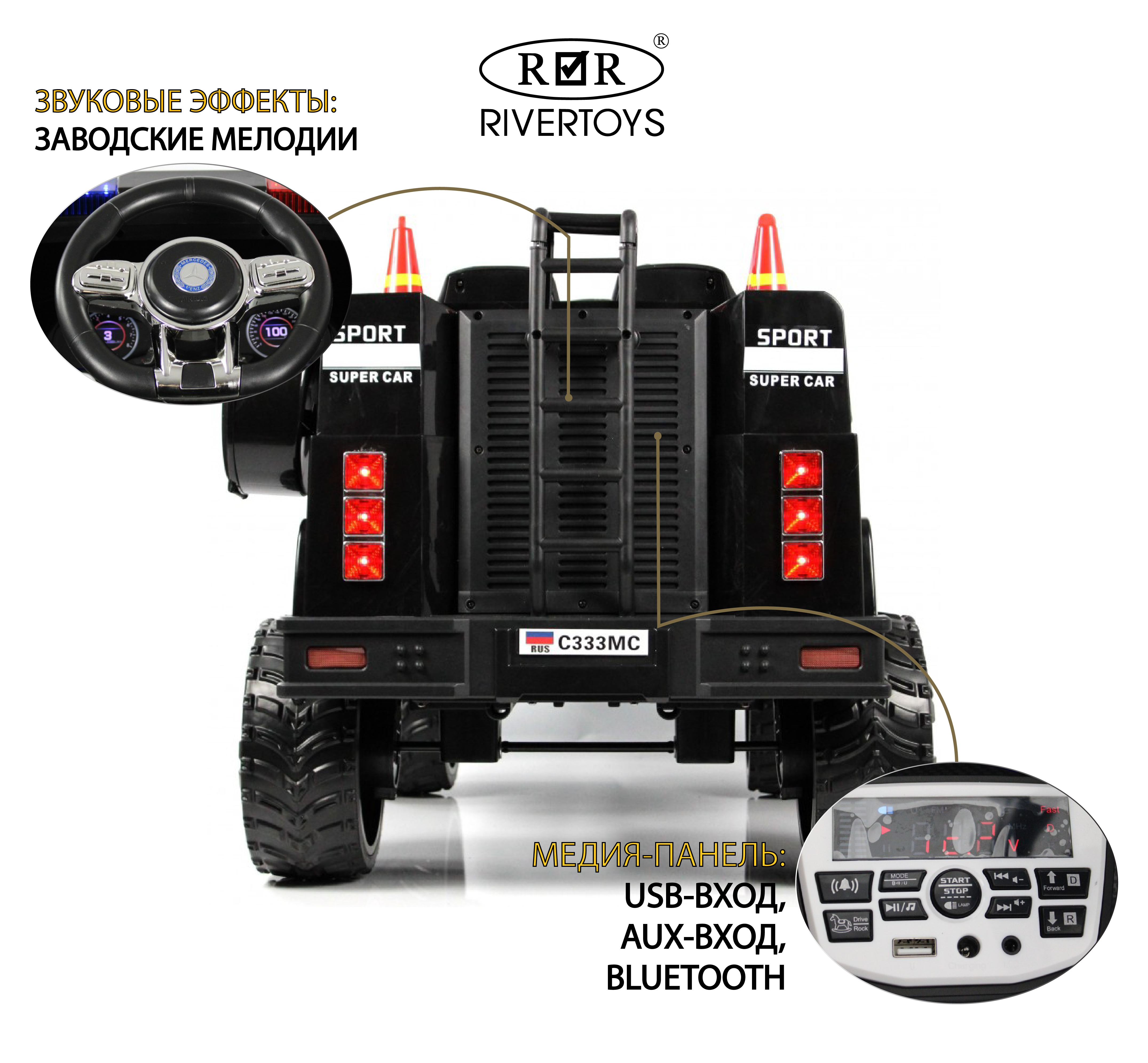 Купить Детский электромобиль RIVERTOYS C333MC