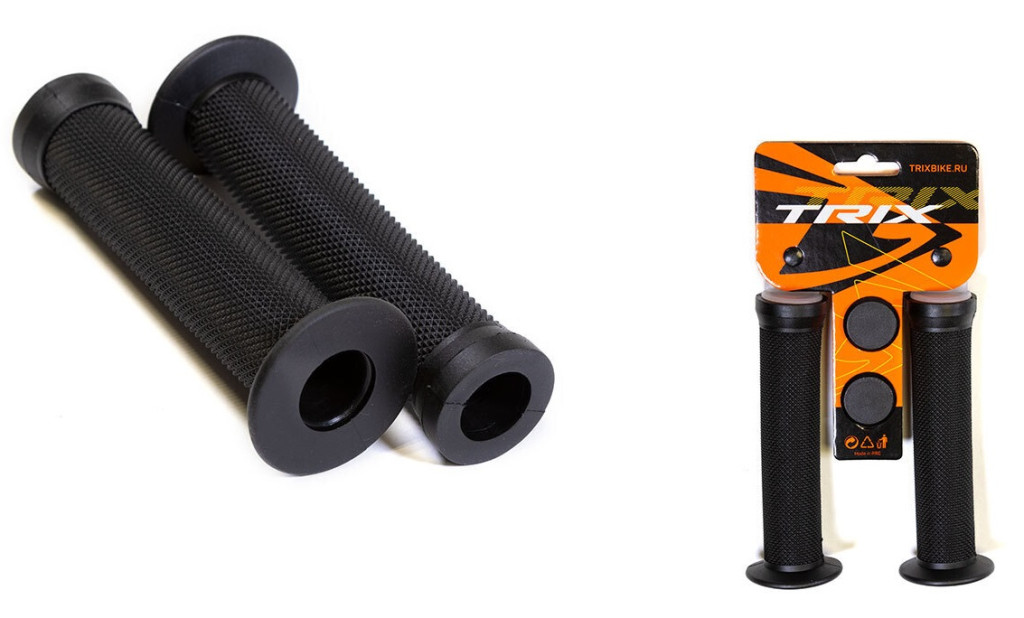 Купить Грипсы TRIX GRTX-83B с гардой для BMX, черные