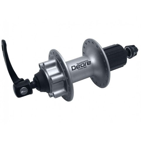 Купить Втулка задняя SHIMANO FH-M525 DEORE, 36Н,8/9/10 ск.,под диск(6 болтов),с эксц.,135х146х168мм,серебр.