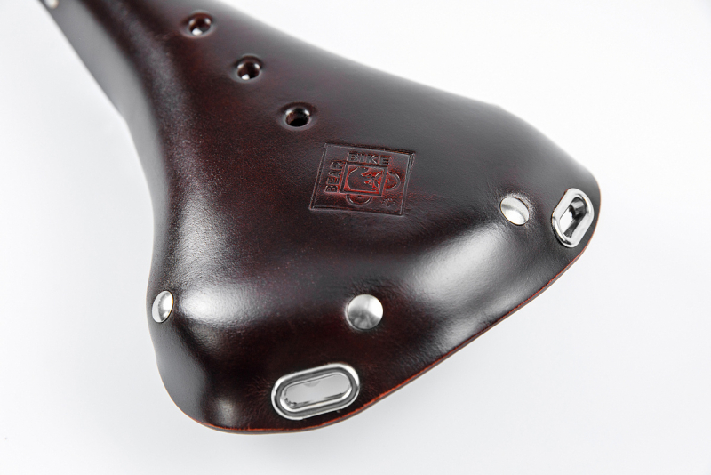 Купить Седло Bear Bike OT-001, 260х150х90 мм, нат. кожа, коричневый