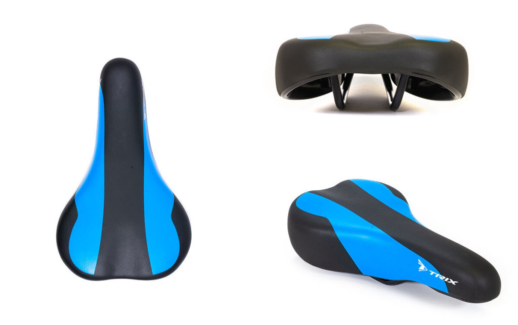 Купить Седло TRIX детское 230х140 мм, черно-синий