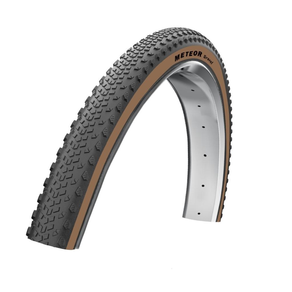 Купить Покрышка OBOR Meteor Gravel 28 дюймов /700x40C (42-622), коричневая боковина