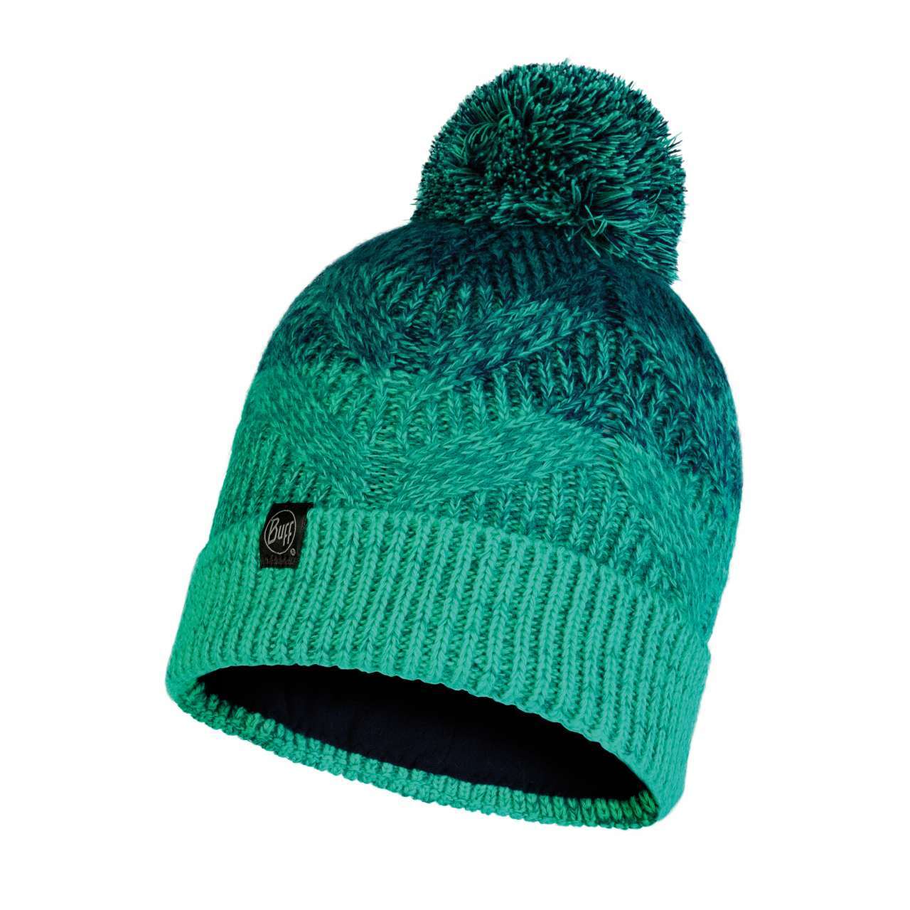 Купить Шапка BUFF Knitted&Polar Hat Masha Turquoise