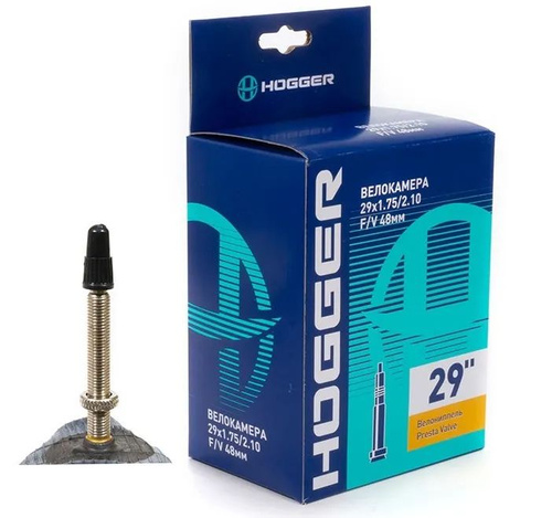 Купить Камера HOGGER 29 дюймов x 1,75/2,10 FV 48 мм Presta