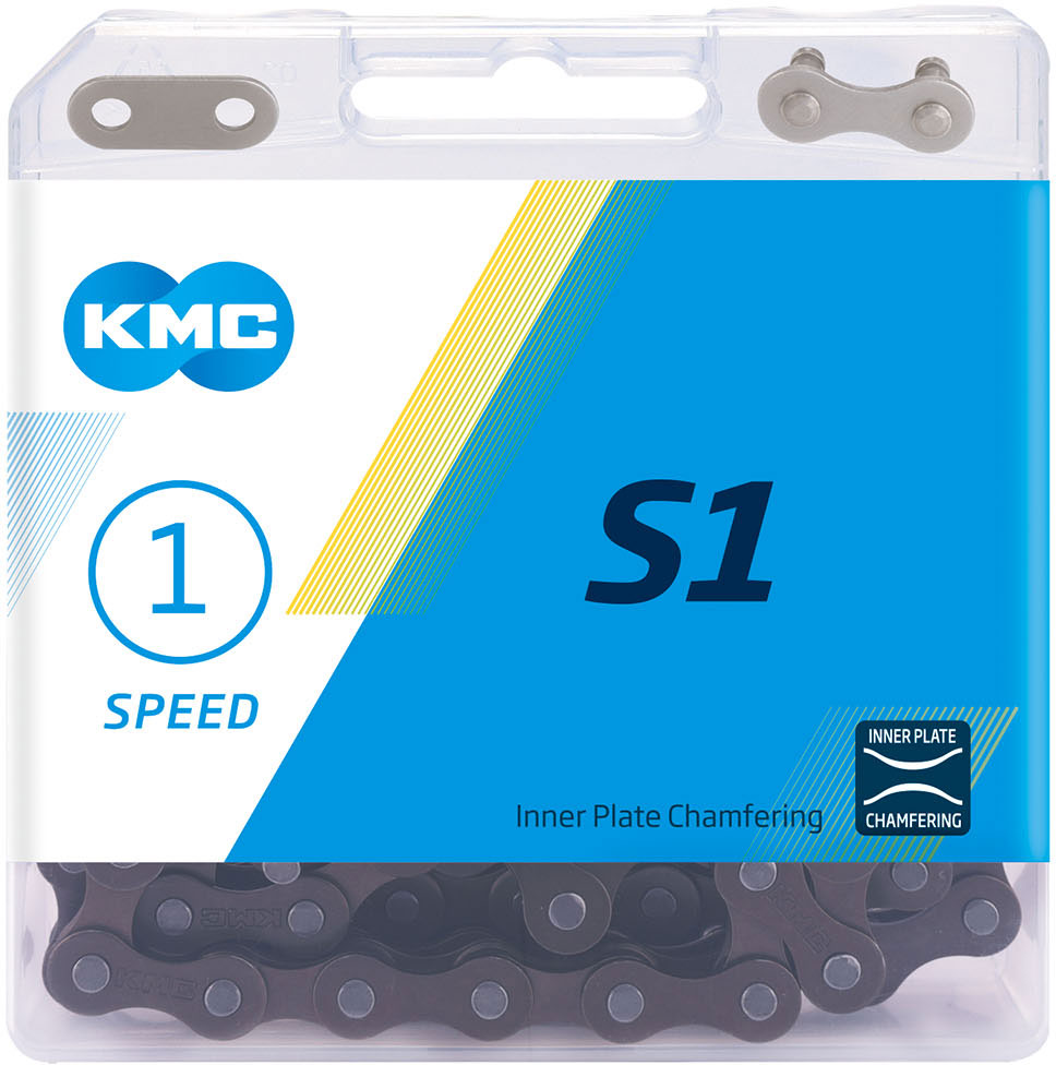 Купить Цепь KMC S1, 112 звеньев, с замком