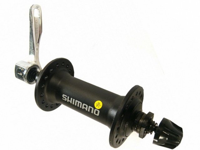 Купить Втулка SHIMANO EHBM430AL Alivio M430, 36 отв., черн., QR 133 мм перед