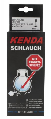 Купить Камера антипрокольная с герм. 27.5 дюймов  5-518917 спорт 48мм 2,0-2,35 (52/58-584) (50) KENDA
