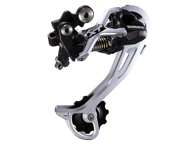 Купить SHIMANO Переключатель задний RD-M772-SGS DEORE XT, 9 скоростей, обычная тяга, низкий профиль Shadow, ёмкость 43 зуба, без уп.