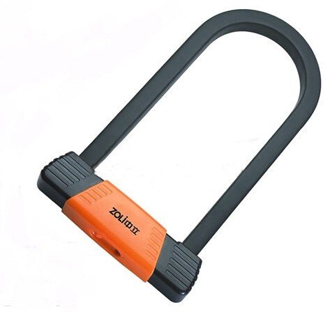 Купить Велозамок дуговой Zoli 82805 180х340mm Orange / Black