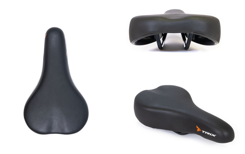 Купить Седло TRIX детское 230х140 мм, черное