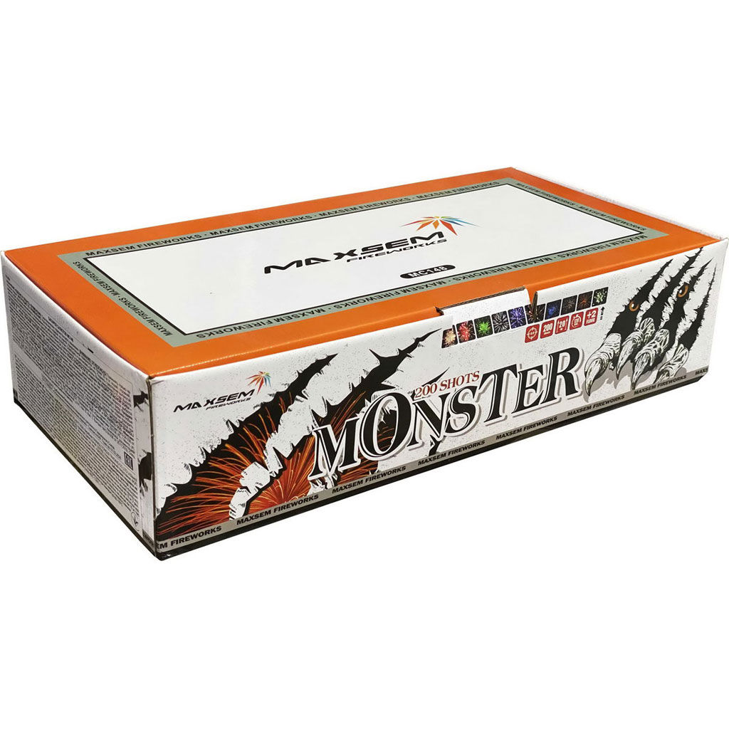 Купить Батарея салютов MAXSEM Monster, 200 залпов, MC148