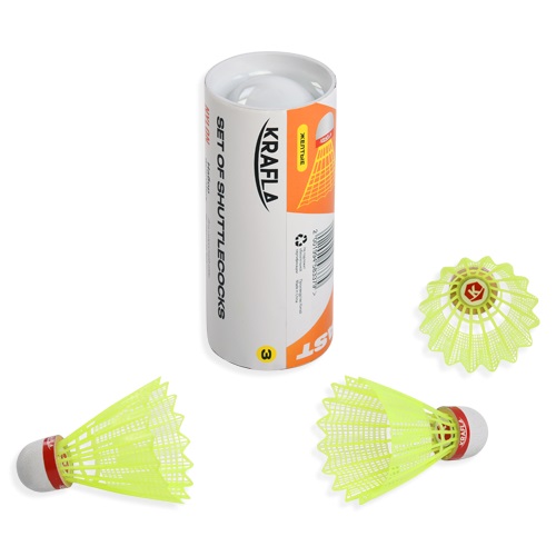 Купить Воланчики для бадминтона 3 штуки KRAFLA SH-Y300F