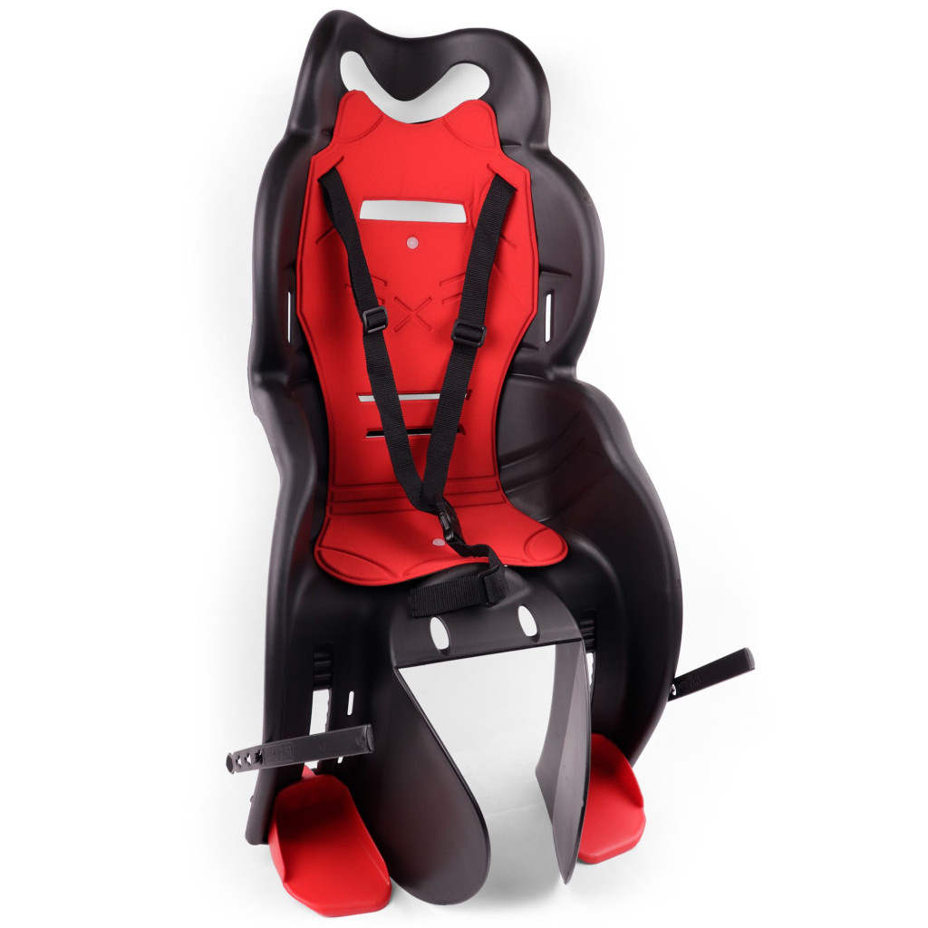 Купить Детское велокресло HTP 930 Sanbas на багажник, черный/красный