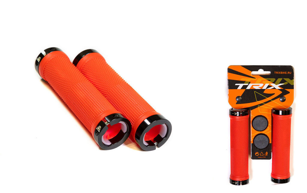 Купить Грипсы TRIX GRTX-201-RED-BLACK резиновые