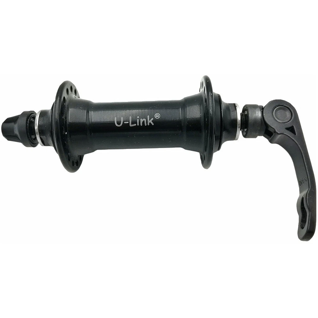 Купить Втулка передняя U-Link GB-13F(32H/QR/3/8 дюймов /100)black/пром.подш.