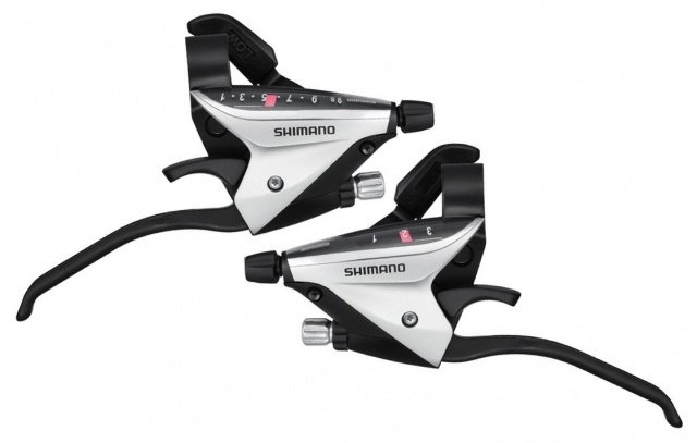 Купить Шиф/Тор р. Shimano non-s ST-EF65 лев/пр. 3х9ск серебр.  тр.+оплетк ESTEF65P9AS