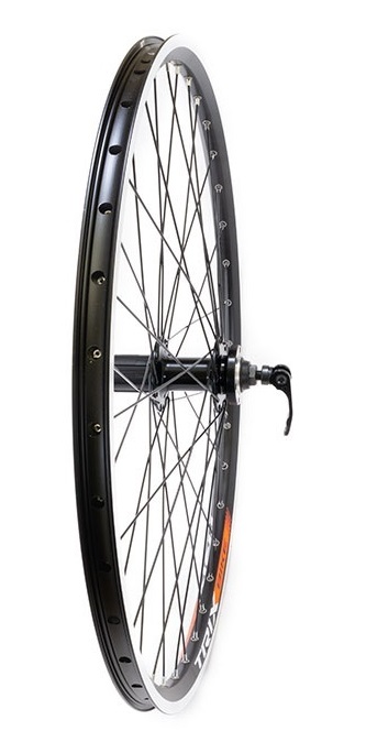 Купить Колесо заднее 28-29 дюймов  TRIX ал. дв. 36H фрез. 622х17.7/24х29мм A/V ДИСК касс 8-10 эксц черн