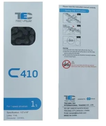 Купить Цепь TEC C410 1ск. 112 звеньев