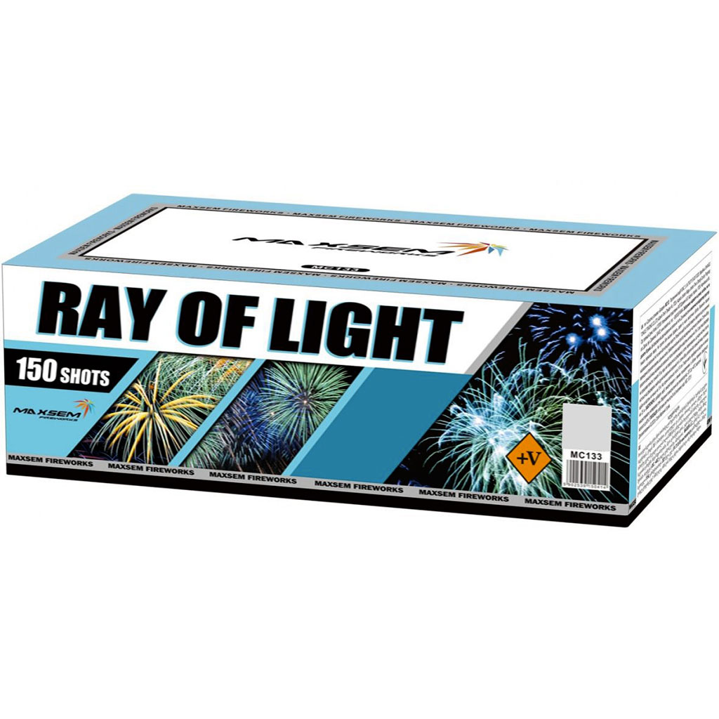 Купить Батарея салютов MAXSEM Луч солнечного света / Ray of Light, 150 залпов, MC133