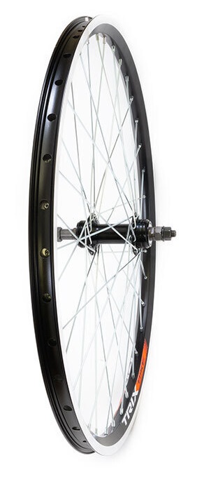 Купить Колесо заднее 20 дюймов  TRIX трещотка V-br гайки / обод двойной алюм. черн. CNC A/V 19.4х21.4 / втулка алюм.