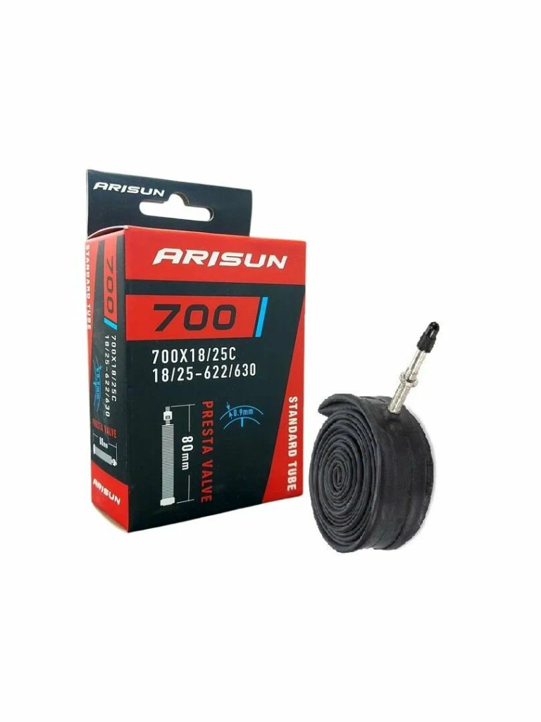 Купить Камера ARISUN SUPERLITE 700x18/25C (18/25-622/630) FV 80мм бутиловая 0.65мм