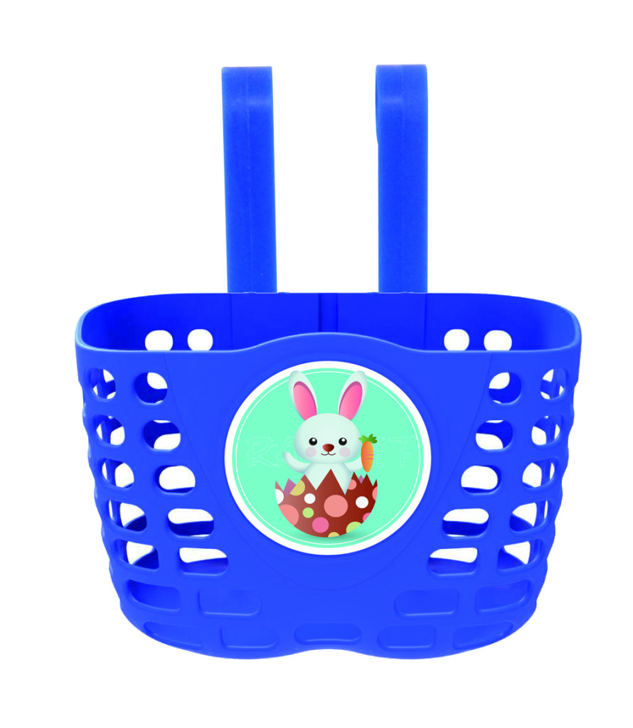 Купить Корзина  дюймов КРОЛИК дюймов  детская, крепление на руль