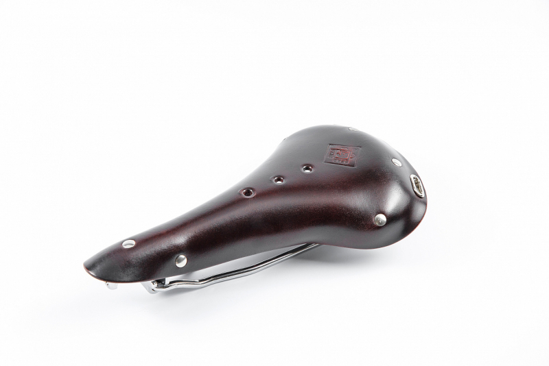 Купить Седло Bear Bike OT-001, 260х150х90 мм, нат. кожа, коричневый