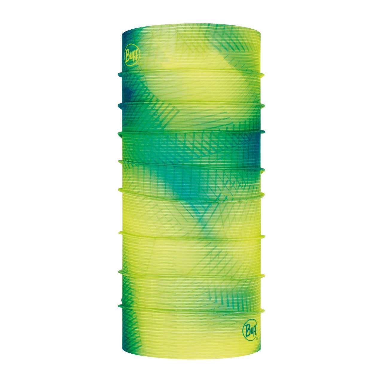 Купить Бандана BUFF Original Spiral Yellow Fluor