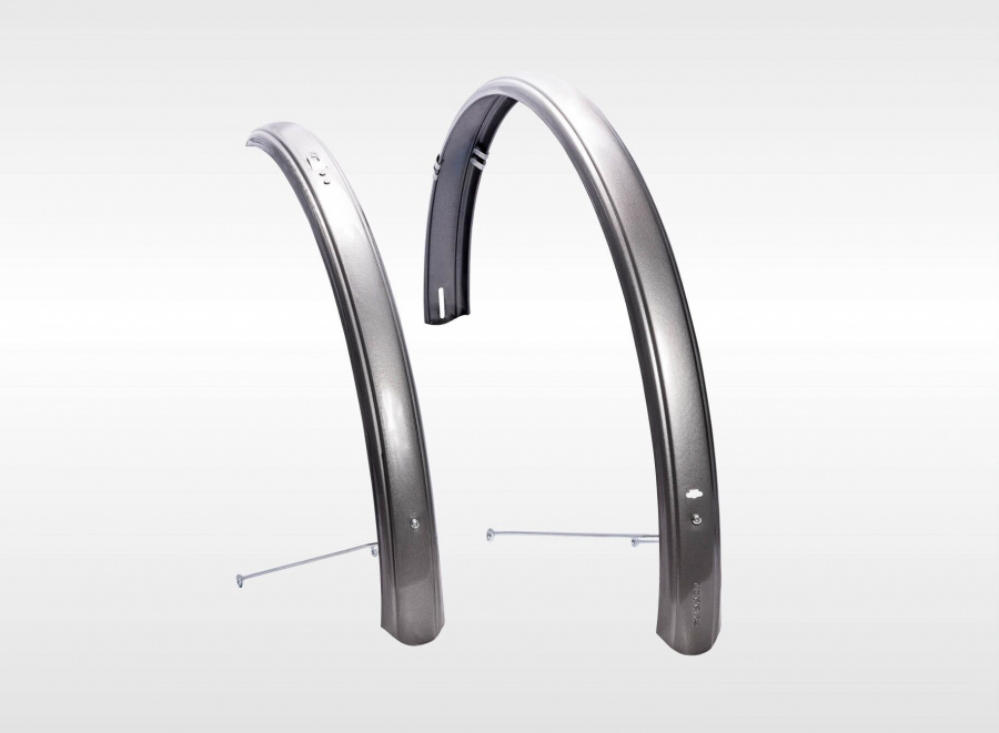 Купить Комплект полноразмерных крыльев, 28 дюймов , шир. 55 мм, сталь (хром, F3112800-3)