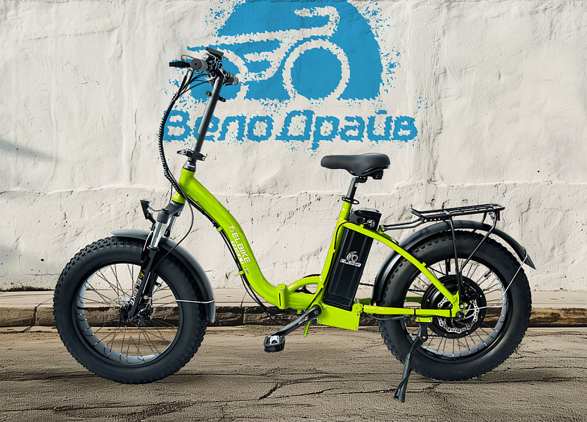 Купить Электровелосипед ELBIKE Taiga 1 Vip C31 500W 48V 13Ah, зеленый