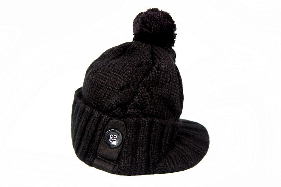 Купить Шапка ZOO YORK Lace Knit Cable Hat blk