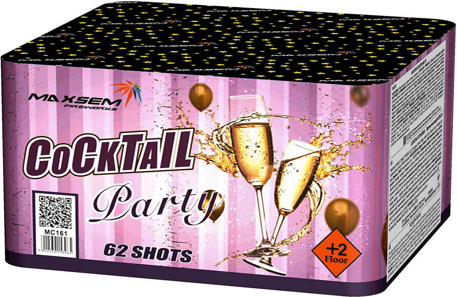 Купить Батарея салютов MAXSEM Cocktail Party, 62 залпов, MC161