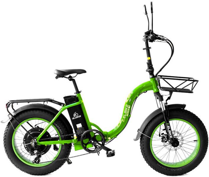 Купить Электровелосипед ELBIKE Taiga 1 Vip C31 500W 48V 13Ah, зеленый