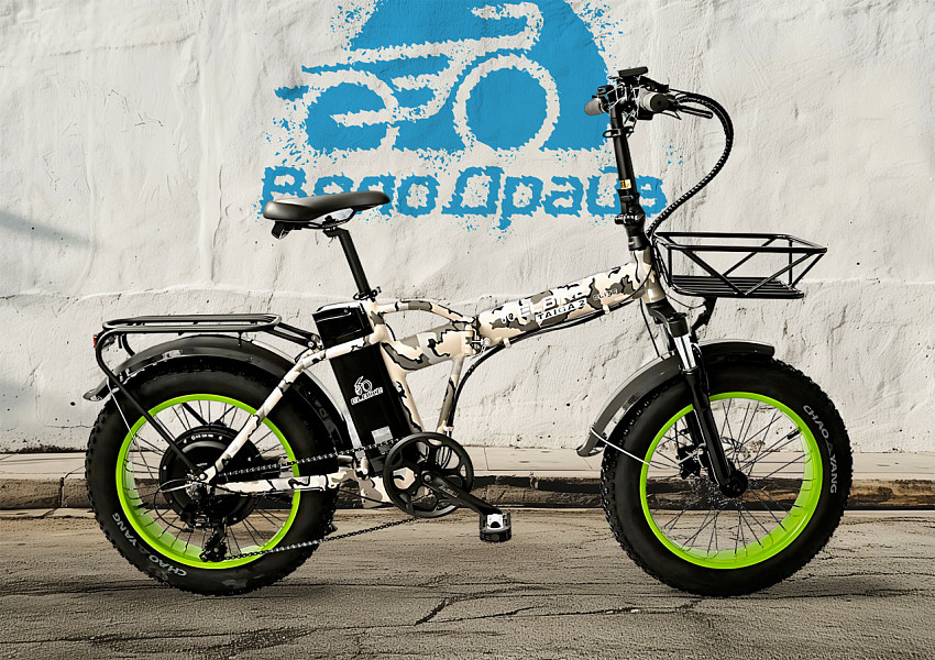 Купить Электровелосипед ELBIKE Taiga 2 Elite C32E 1500W 48V 16A, камуфляж